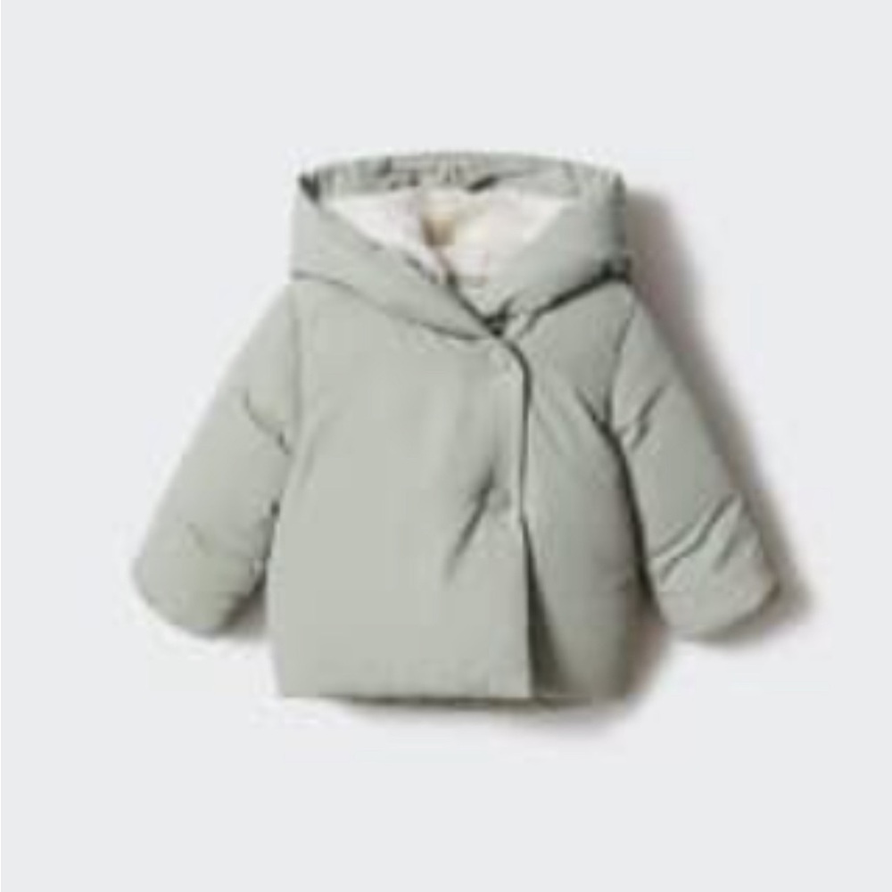 Mango baby faux fur lined jacket